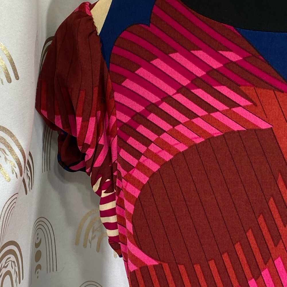 Jodi Kristopher Multicolor Patterned Dress - Picture 7 of 10